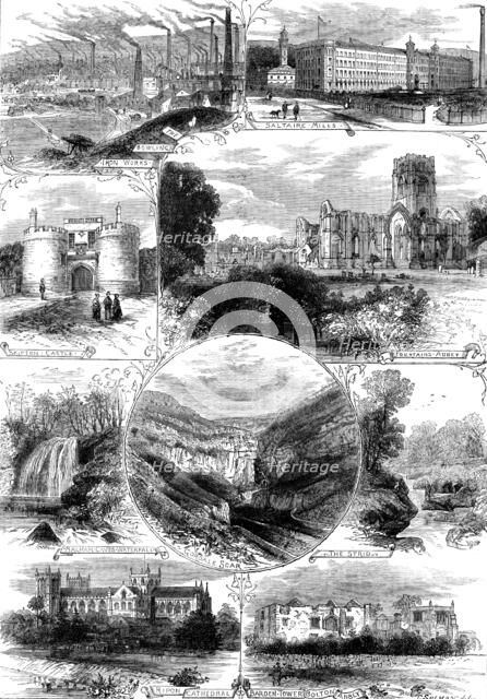 Places near Bradford visited by the British Association, 1873. Creator: Unknown.