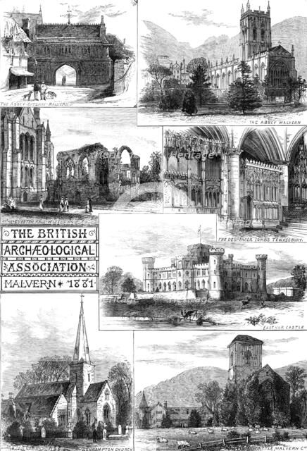 Places visited by the British Archaeological Association, 1881. Creator: Unknown.