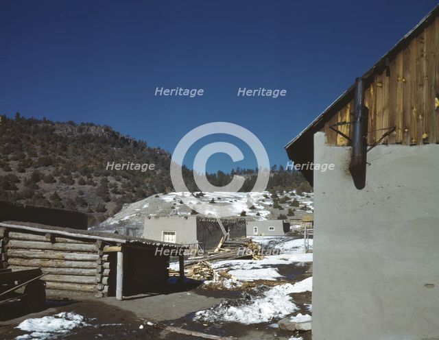 Placita, near Penasco, Taos Co., New Mexico, 1943. Creator: John Collier.