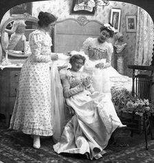 Placing the Bridal Veil Artist: American Stereoscopic Company