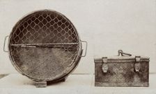 Plague apparatus from a lazaretto in Venice, two objects..., c1890s. Creator: Unknown