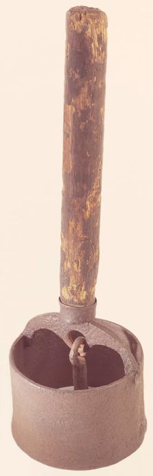 Plague bell, 17th century. Creator: Unknown
