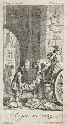 Plague in 1665 c18th century(?). Artist: William Sherlock