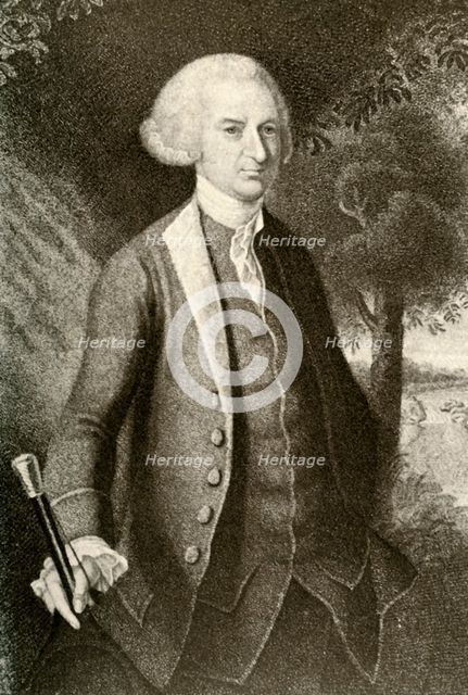 'Plain but handsome gentleman's costume in Pennsylvania at outbreak of Revolution', c1765, (1937)  Creator: Unknown.