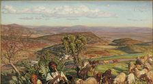 Plain of Esdraelon from the Heights above Nazareth, 1876. Artist: William Holman Hunt