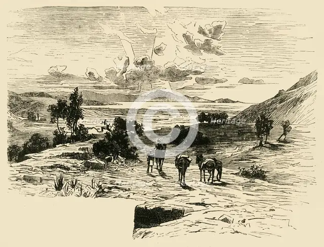 'Plain of Marathon', 1890.   Creator: Unknown.