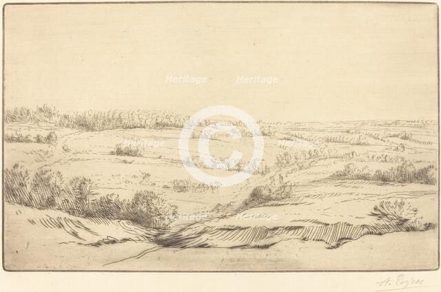 Plain (La plaine). Creator: Alphonse Legros.