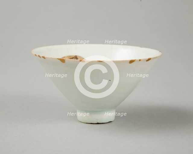 Plain qingbai bowl, Northern Song dynasty (960-1127). Creator: Unknown.