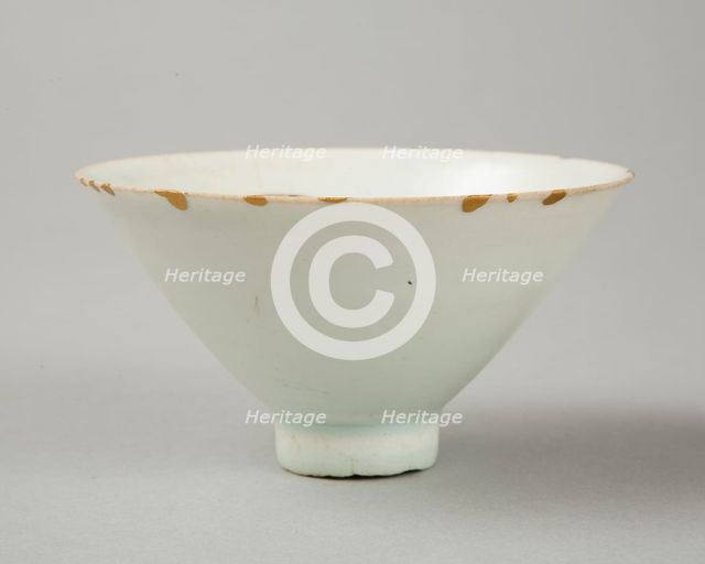 Plain qingbai bowl, Northern Song dynasty (960-1127). Creator: Unknown.