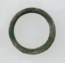 Plain Ring, Frankish, 7th century. Creator: Unknown
