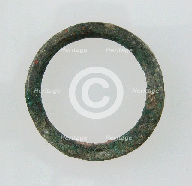 Plain Ring, Frankish, 7th century. Creator: Unknown.