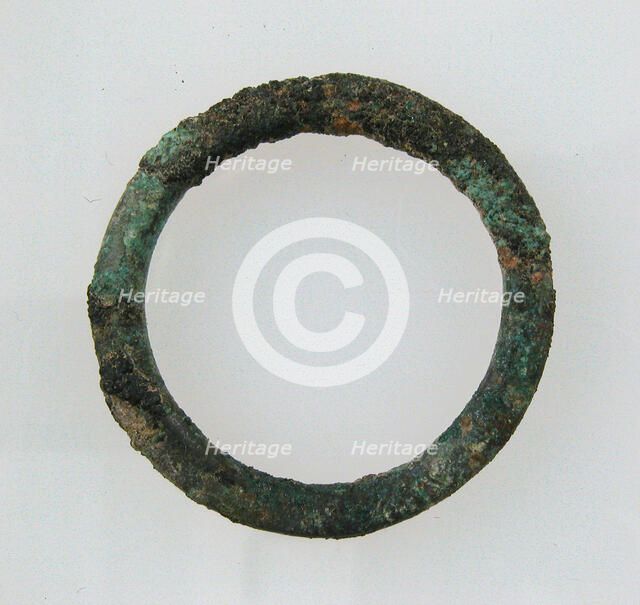 Plain Ring, Frankish, 7th century. Creator: Unknown.