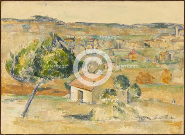 Plaine provençale (Plain in the Provence), 1883-1885. Creator: Cézanne, Paul (1839-1906).