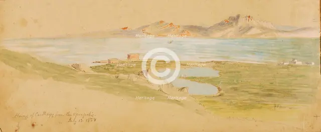 Plains of Carthage, 1854. Creator: Miner Kilbourne Kellogg.