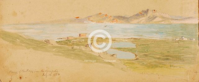 Plains of Carthage, 1854. Creator: Miner Kilbourne Kellogg.