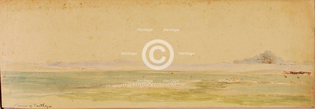Plains of Carthage, 1854. Creator: Miner Kilbourne Kellogg.