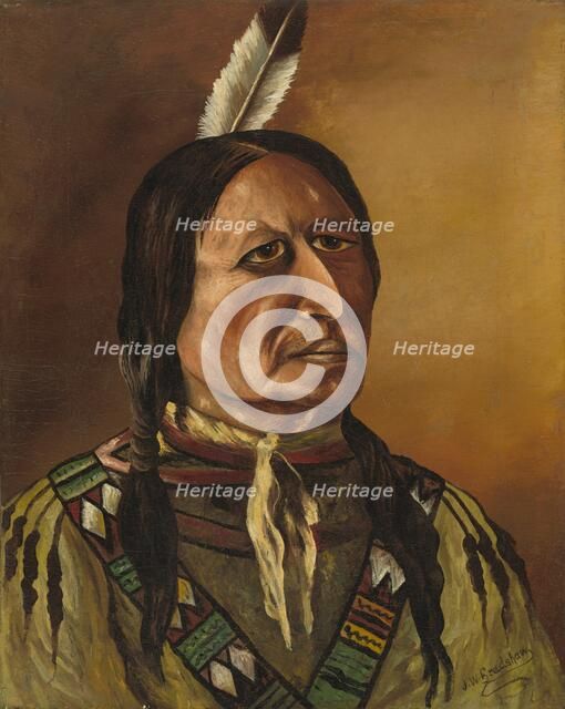 Plains Indian, fourth quarter 19th century. Creator: J.W. Bradshaw.