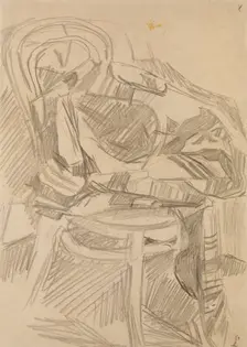 Plaid on the chair, 1904. Artist: Vrubel, Mikhail Alexandrovich (1856-1910)
