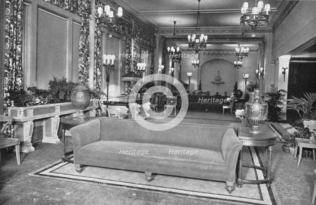 Plaisance on the balcony level, the California Theatre, San Francisco, California, 1922. Artist: Unknown.