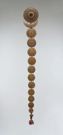 Plait Ornament (Jadanagam), India, 18th-19th century. Creator: Unknown