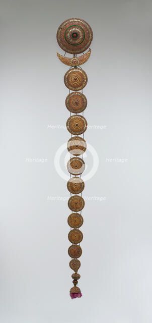 Plait Ornament (Jadanagam), India, 18th-19th century. Creator: Unknown.