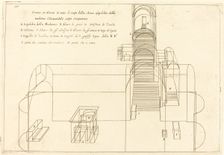 Plan and Elevation of the Church of the Madonna's Sepulchre, 1619. Creator: Jacques Callot