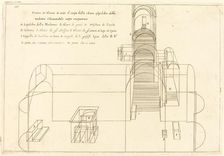 Plan and Elevation of the Church of the Madonna's Sepulchre, 1619. Creator: Jacques Callot