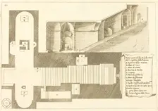 Plan and Part of the Elevation of the Church of the Holy Sepulchre of the Madonna, 1619. Creator: Jacques Callot