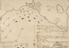 Plan du Combat de Sinope (Plan of the Battle of Sinope), 1853. Creator: Charles Meryon