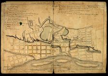 Plan goroda Tomska, 1818. Creator: Baten'kov, G. S.