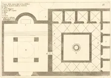 Plan of the Church near the House of Annas, 1619. Creator: Jacques Callot