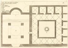 Plan of the Church near the House of Annas, 1619. Creator: Jacques Callot