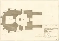 Plan of the Church of the Holy Sepulchre, 1619. Creator: Jacques Callot