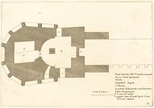 Plan of the Church of the Holy Sepulchre, 1619. Creator: Jacques Callot