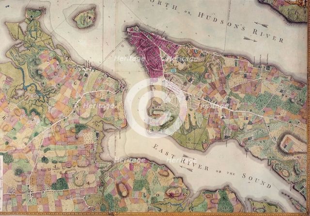 Plan of the City of New York, in North America: Surveyed in the Years 1766 & 1767.  Creator: Unknown.