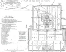 Plan of the city of Peking, 1860. Creator: John Dower