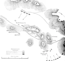 Plan of the Action at Ahmed Kheyl, near Ghazni (April 19, 1880) c1880