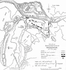 Plan of the Attack on Seringapatam c1891. Creator: James Grant