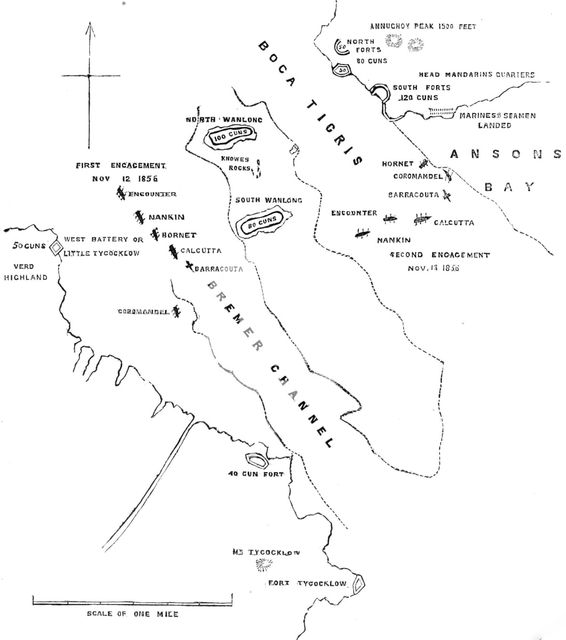 Plan of the Attack on the Forts and Batteries of Canton, Nov.12 and 13, 1856, (1857). Creator: Unknown.