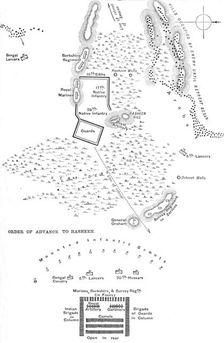 Plan of the Battle of Hasheen, (March 20, 1885) c1885