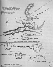 Plan of the Battle of Tamai, (March 13, 1884) c1881-85
