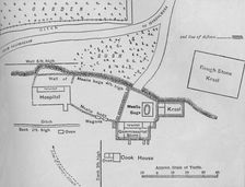 Plan of the Defences at Rorke's Drift, (Jan. 22, 1879) c1880