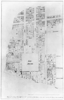 Plan of the Duke of Portland's estate, Soho Square, London, 1907