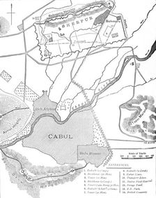 Plan of the Sherpur Cantonments c1880
