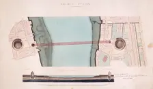 Plan of the shop fronts on Old and New Bond Street, London, c1838. Artist: Anon