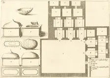 Plan of the Spelunche Regee, 1619. Creator: Jacques Callot