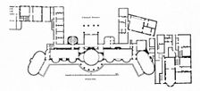 Plan of the Pavilion showing alterations to Holland's original building completed in 1804 (1939)