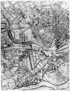 Plan of the parish of St George's, Hanover Square, London, 1907