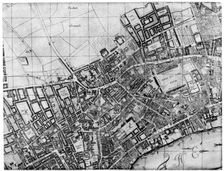 Plan of the parish of St Giles, London, 1907
