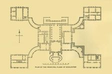 Plan of the Principal Floor of Kedleston 1925. Creator: Unknown
